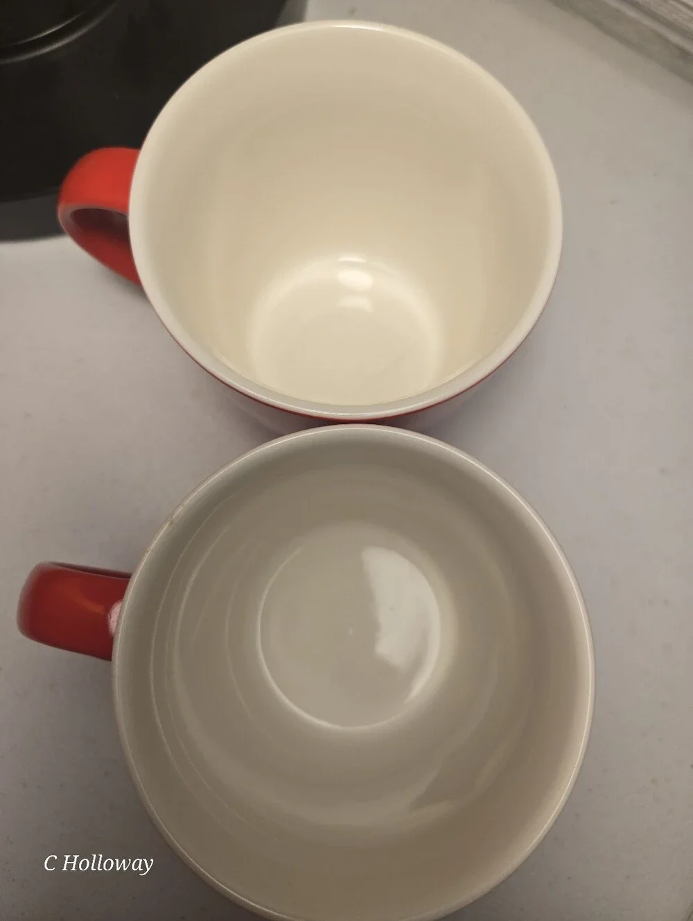 Starbucks Coffee Mug Cup 2021 Red Classic Mermaid Green Logo 12oz Set Of 2